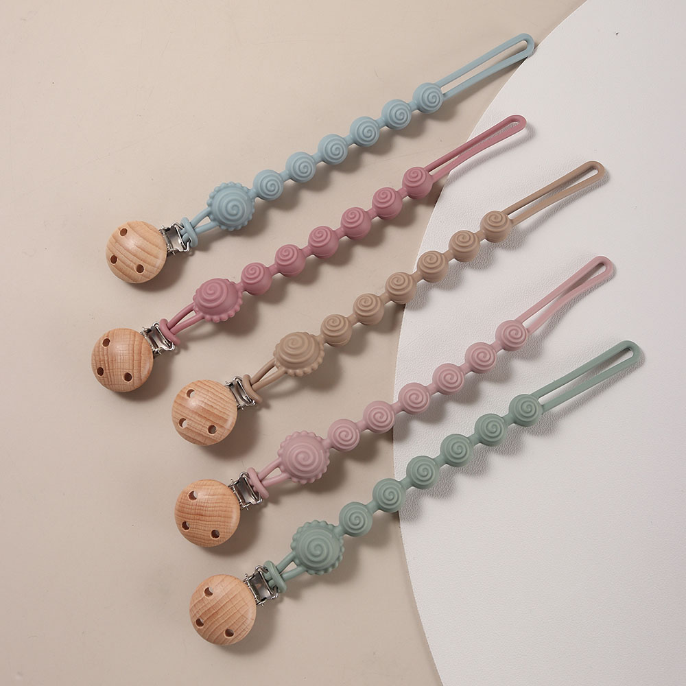 Baby Products Moisturizer - Silicone Pacifier Clip Baby Cartoon Circle