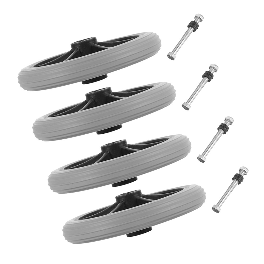 Stroller Accessories - 4Pcs Wheelchair Front Caster Wheels Solid