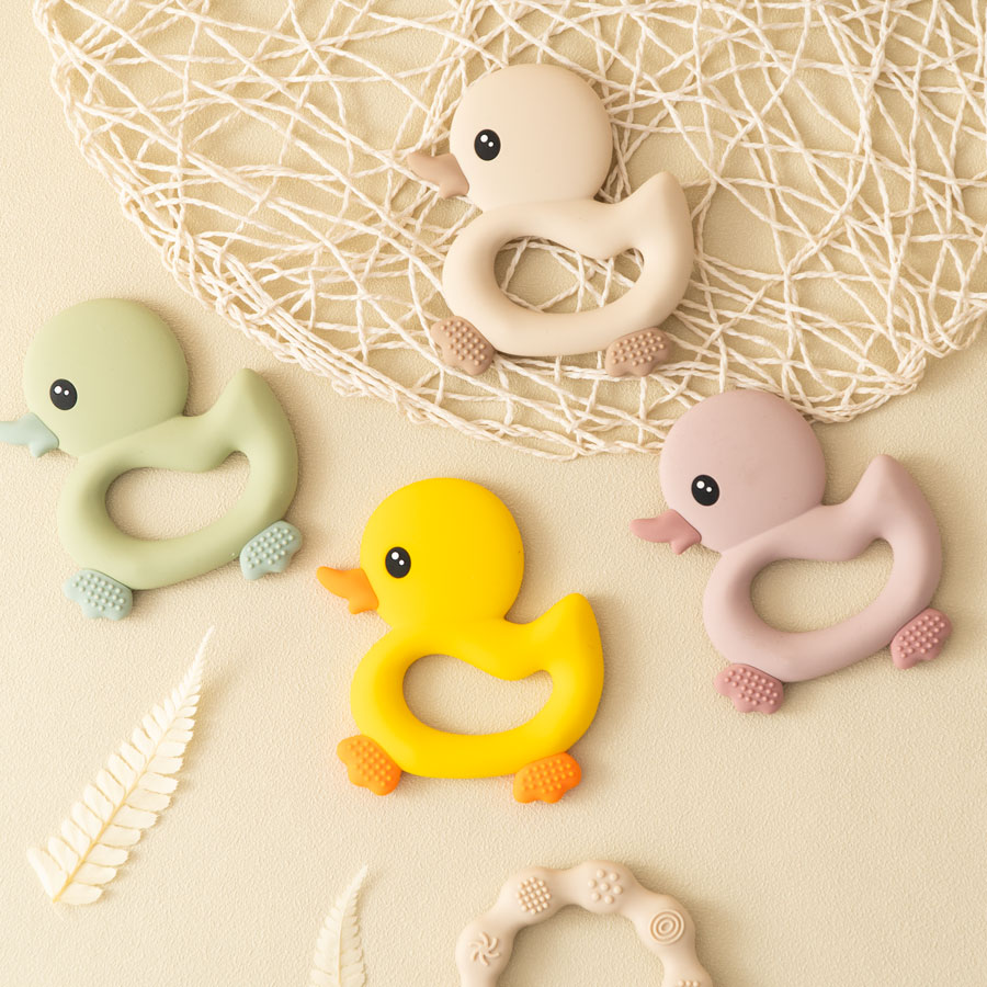 Baby Products List - 1PCS Baby Teether Toys Cartoon Duck