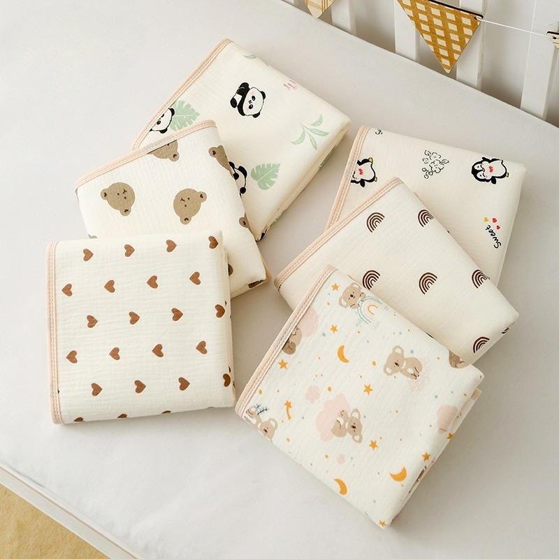 Diaper Changing Mat - 50X70cm Soft Cotton Baby Changing Mat