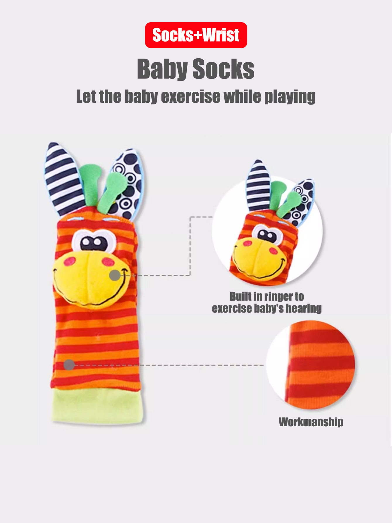 4pcs/Set Baby Infant Wrist Rat - đánh giá và giá Baby Products Game