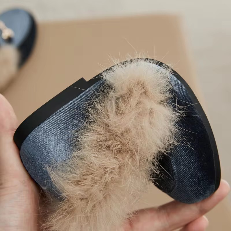 Winter Kids Fur Princess Shoes - đánh giá và giá Baby Product Brand