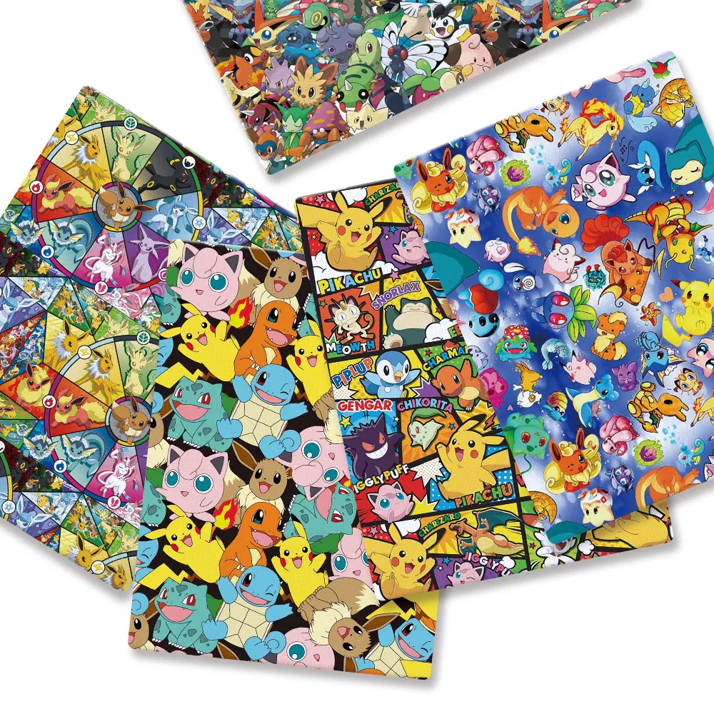 Pokemon Cartoon Fabric140*50cm - đánh giá và giá Baby Products 2 Years