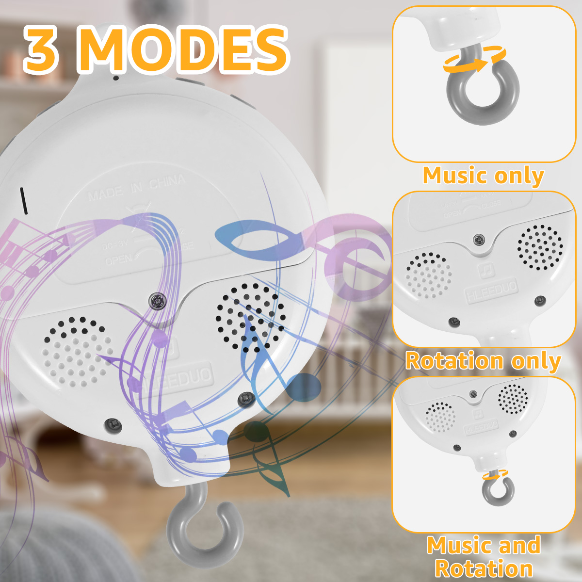Baby Rotating Music Box ABS Ba - đánh giá và giá Baby Products Game