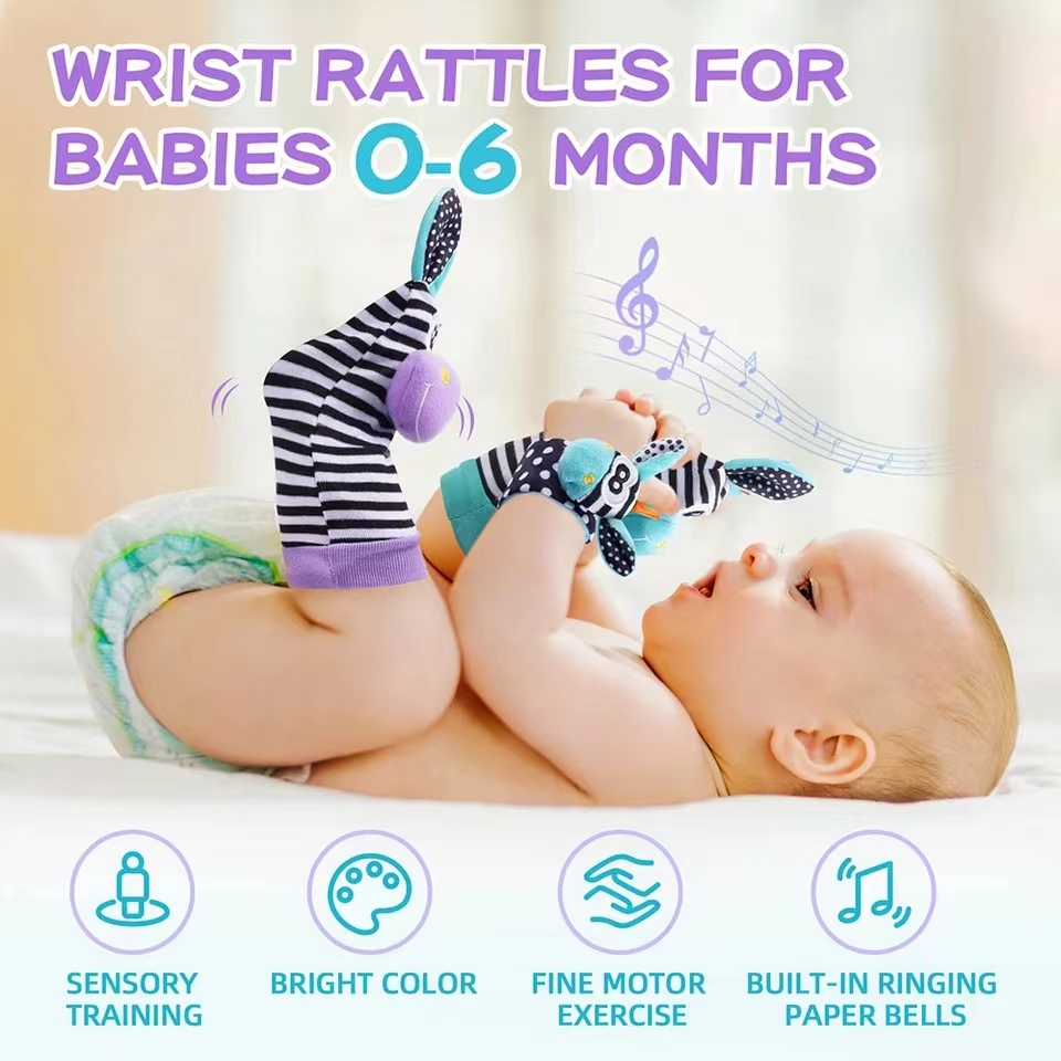 Baby Infant Wrist Rattle Socks - đánh giá và giá Baby Products Game