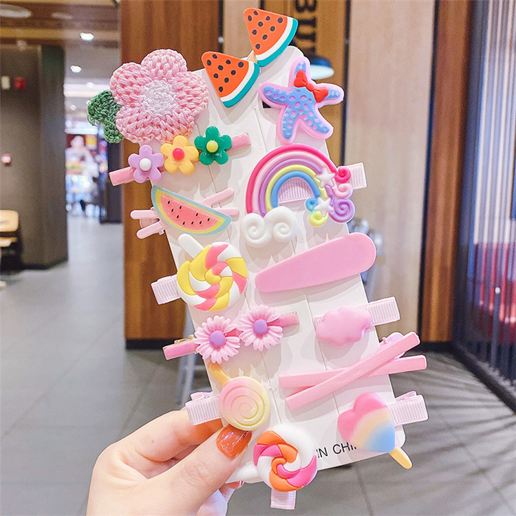 14pcs Set Of Hair Clips For Gi - đánh giá và giá Baby Products Moisturizer