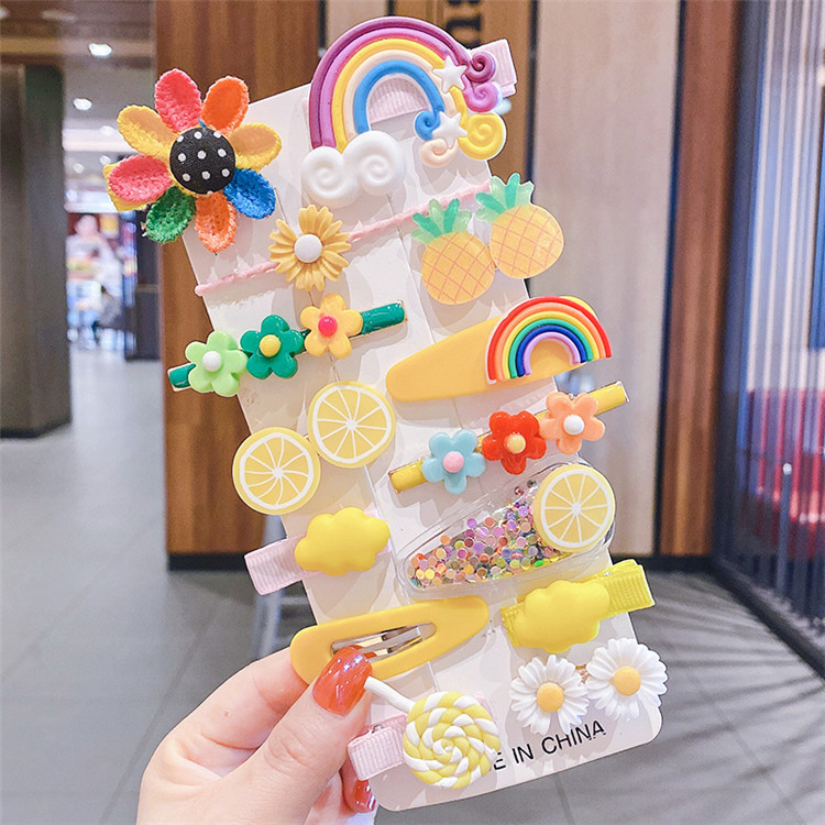14pcs Set Of Hair Clips For Gi - đánh giá và giá Baby Products Moisturizer
