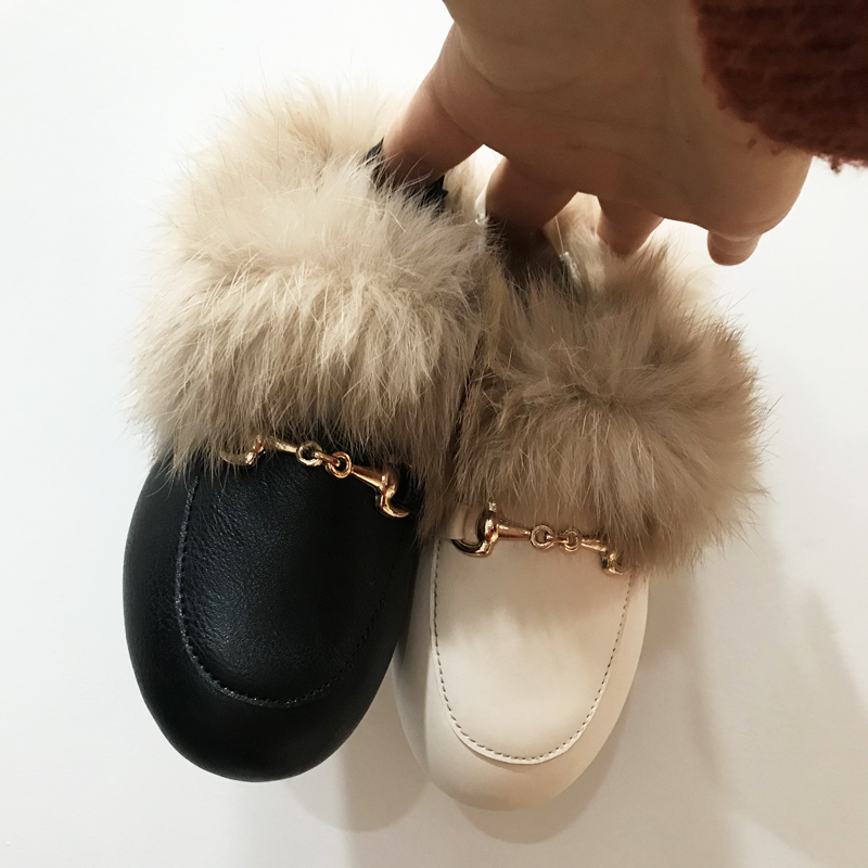 Winter Kids Fur Princess Shoes - đánh giá và giá Baby Product Brand