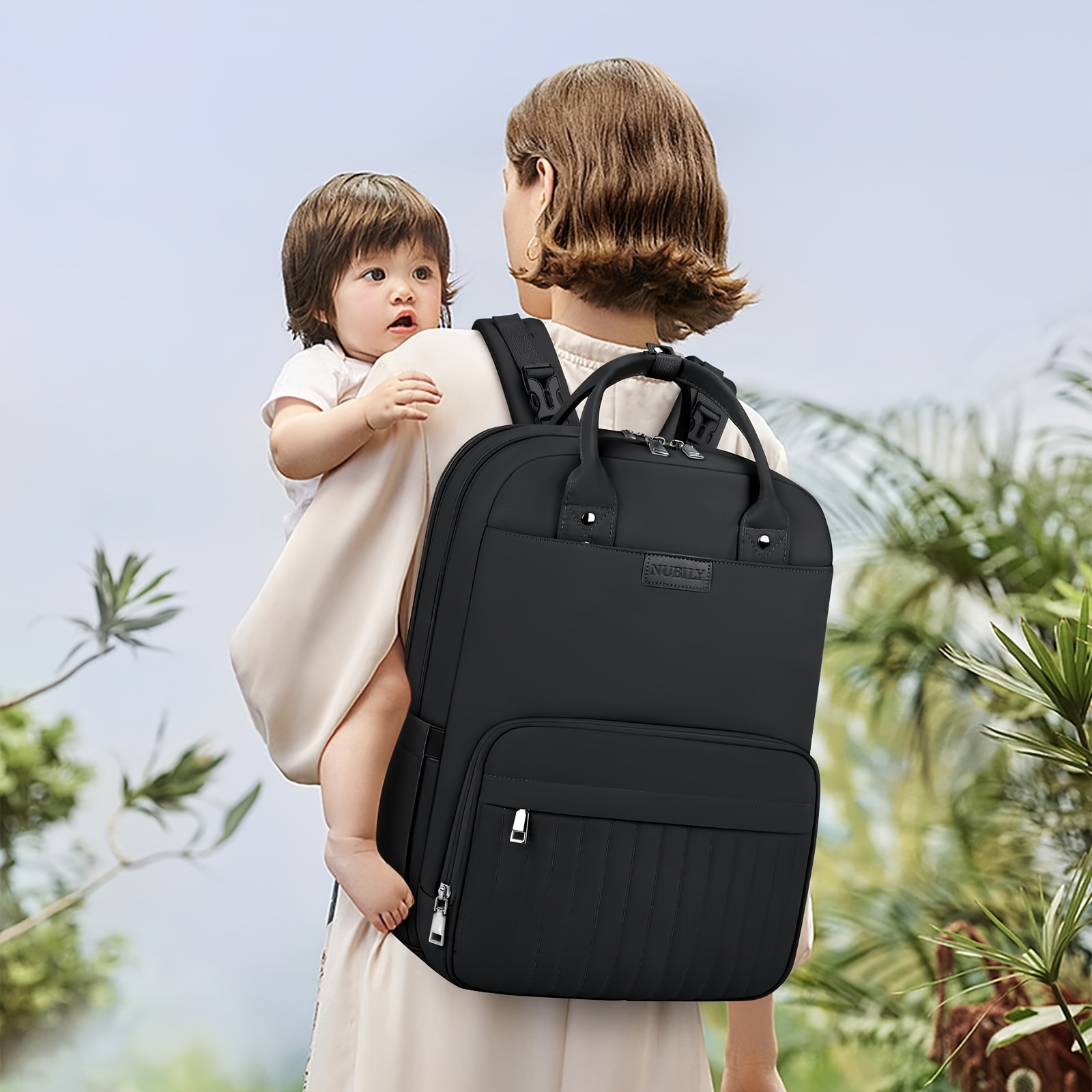 NEWHEY Changing Bag Backpack w - đánh giá và giá Diaper Changing Mat