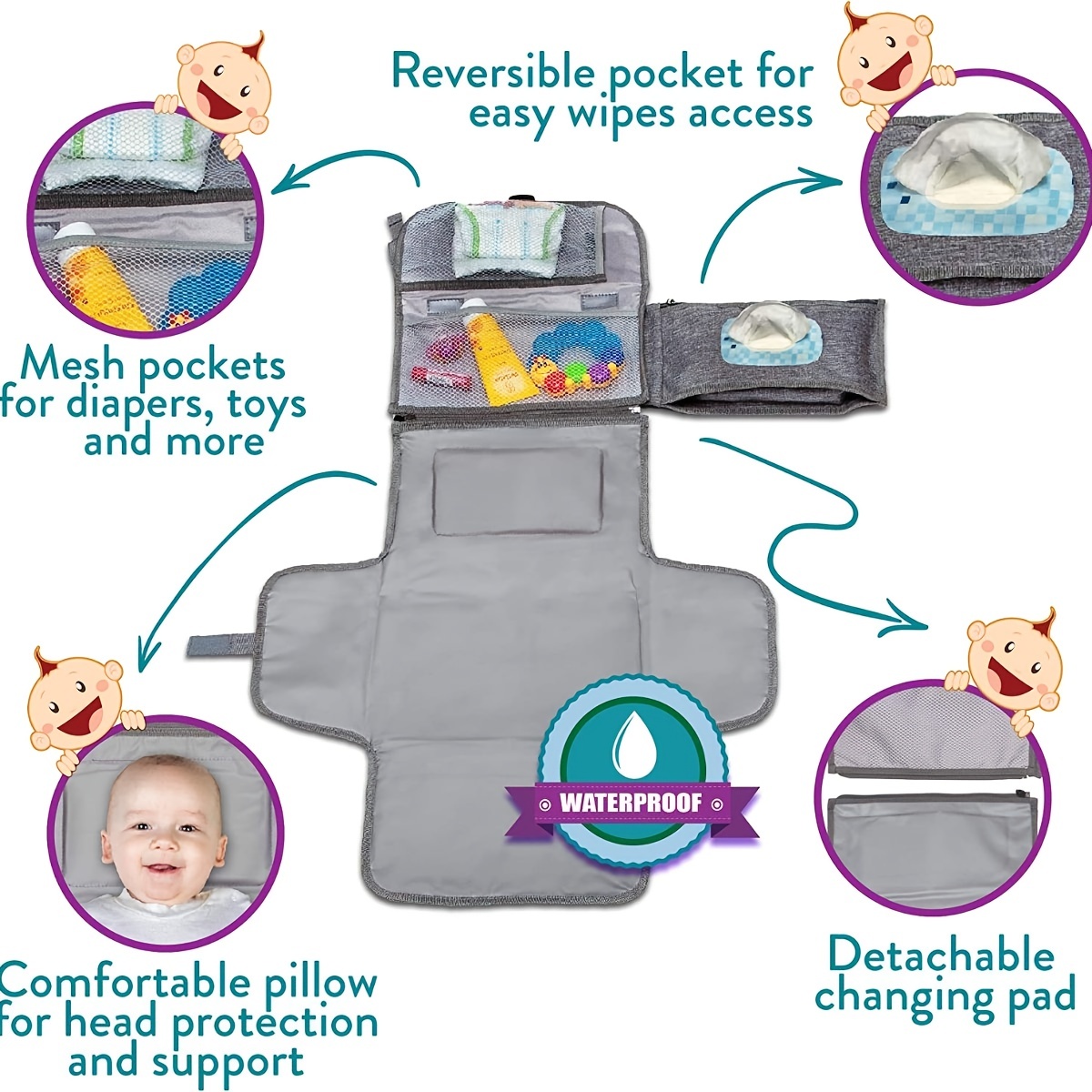 The Ultimate Baby Changing Mat - đánh giá và giá Diaper Changing Mat
